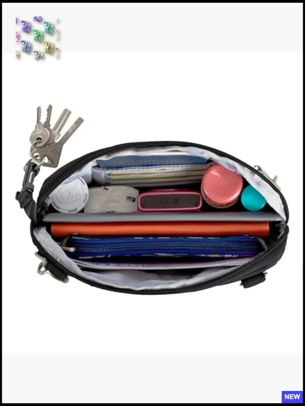 Anti-Theft Convertible Crossbody Waist Pack Travel Security Bag Classic